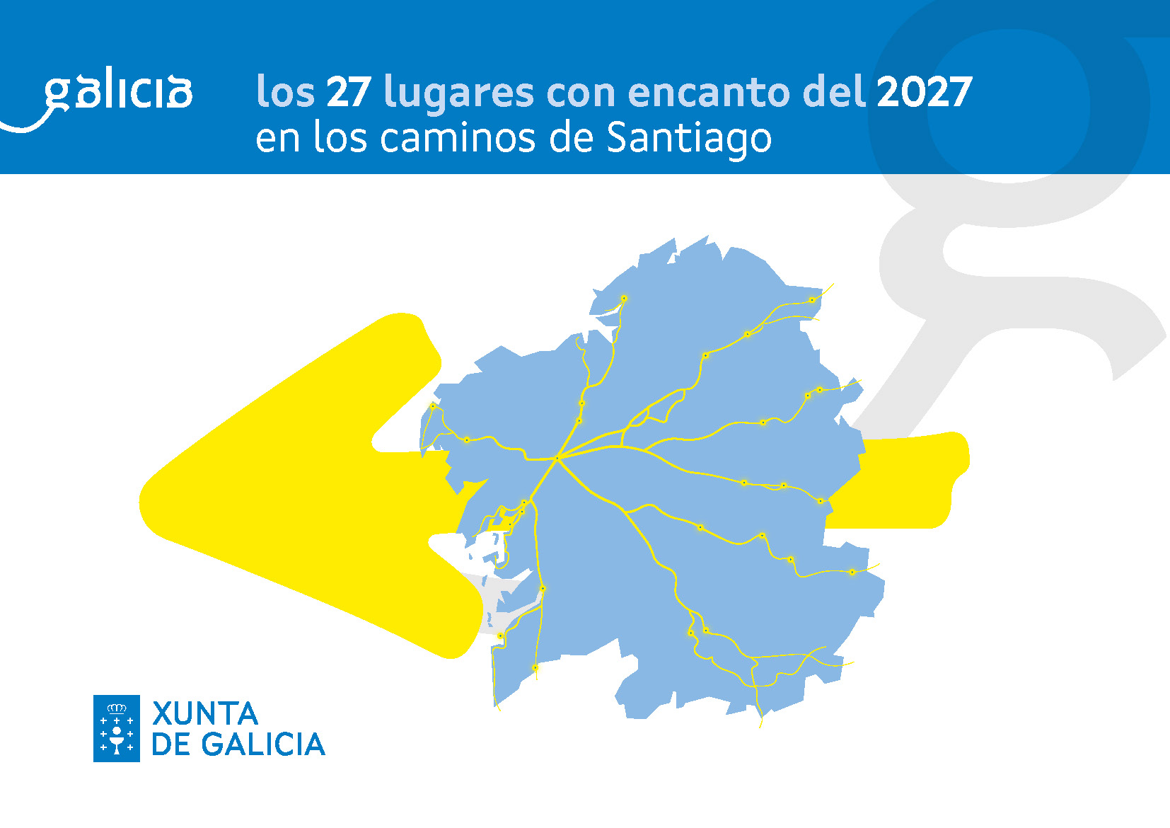 Los 27 lugares con encanto del 2027 en los caminos de Santiago. Los 27 lugares con encanto del 2027 en los caminos de Santiago.